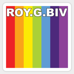 ROY .G. BIV 02 Sticker